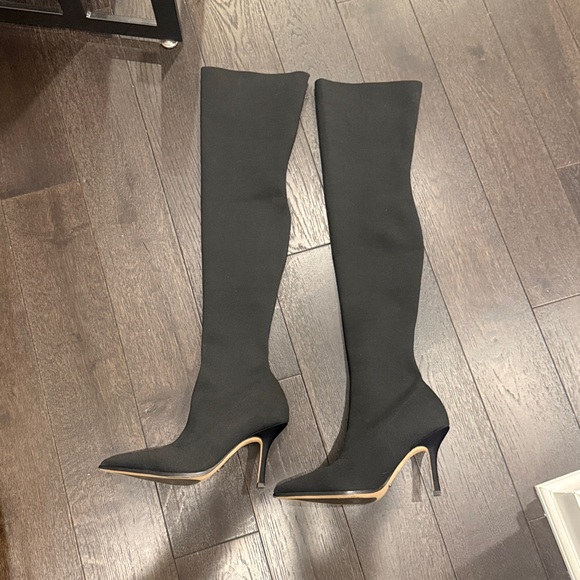 Tony Bianco Shoes - Tony Bianco Sleek Black Over-the-Knee Boots